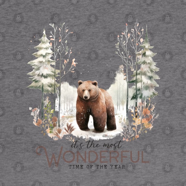 Winter Woodland Quote by Chromatic Fusion Studio